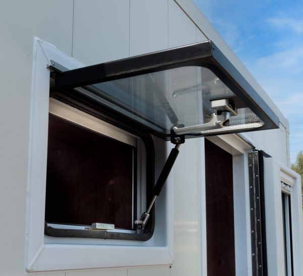Standard top hinged window