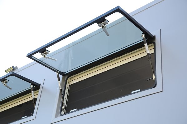 Standard top hinged window