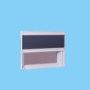 Black-out screen for doors with window